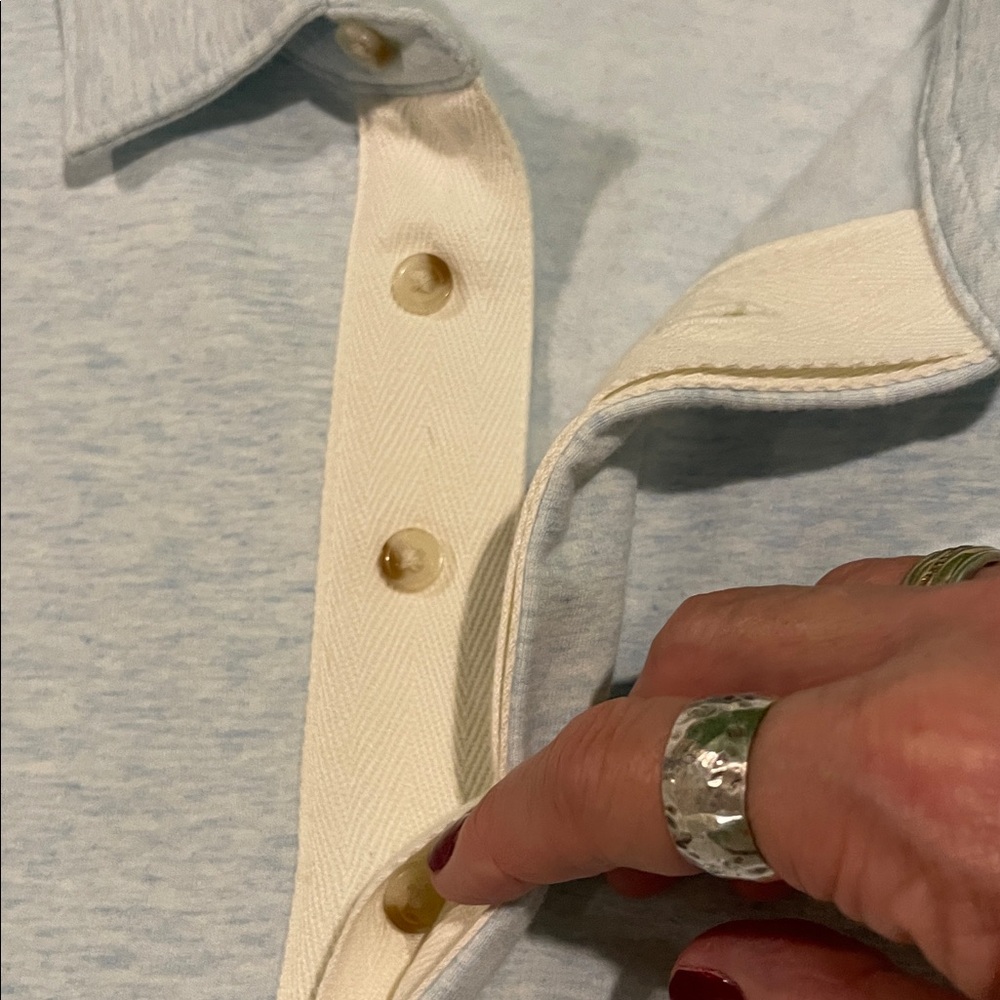 Collared Sweatshirt NWOT - Picture 3 of 9